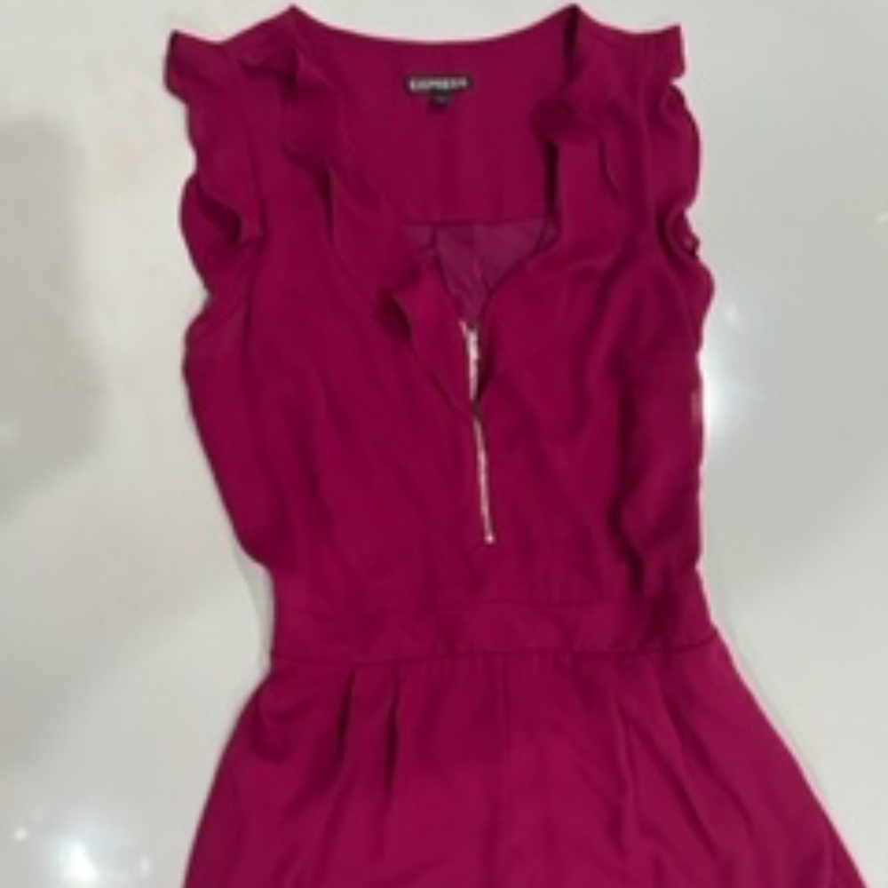 Express Romper - Size 8 - Fuchsia